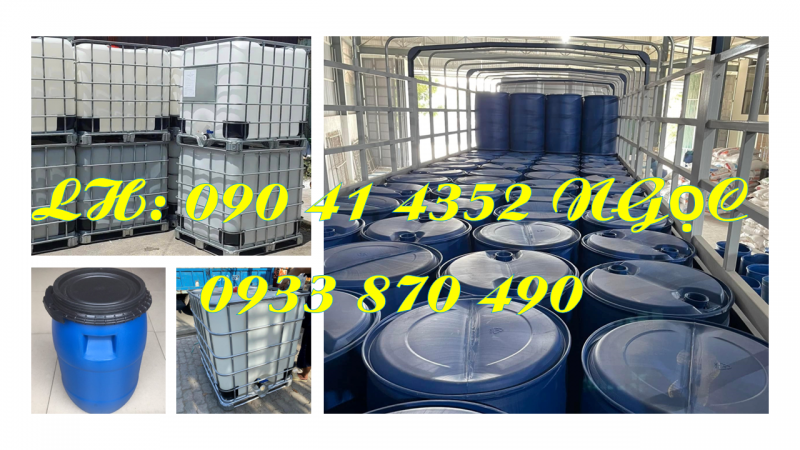 Vỏ thùng phuy 220L đựng hải sản, thùng phuy nhựa 120L đựng thuốc trừ sâu