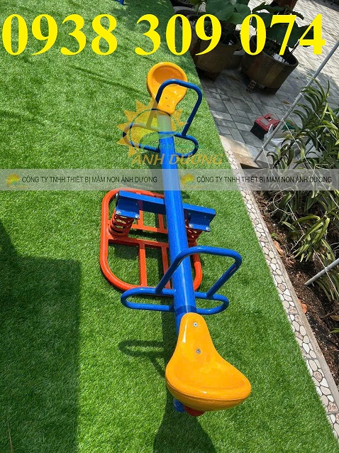 Bập bênh đòn đôi ngoài trời, bập bênh đôi mầm non