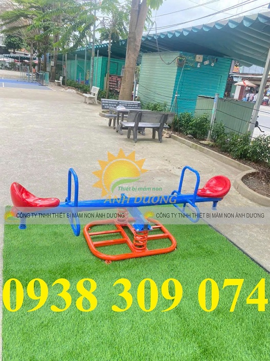 Bập bênh đòn đôi ngoài trời, bập bênh đôi mầm non