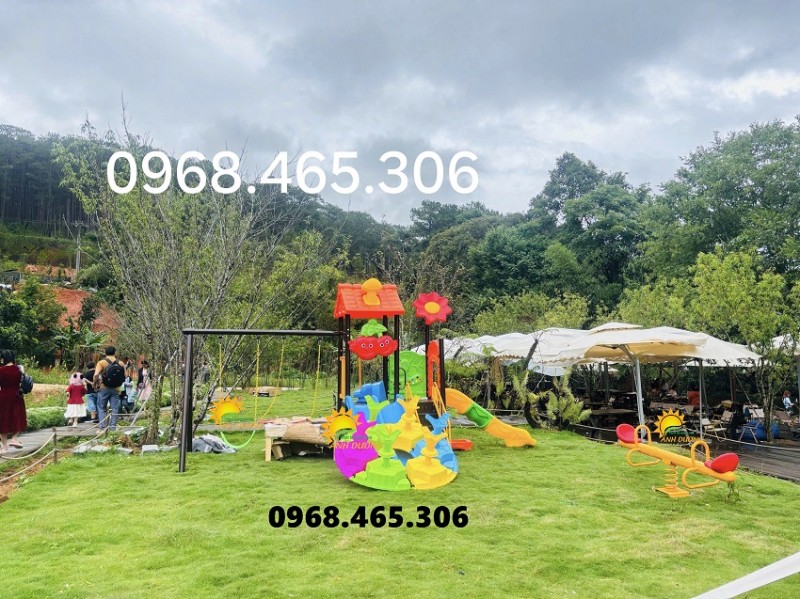Cầu trượt trẻ em ngoài trời nhập khẩu giá rẻ