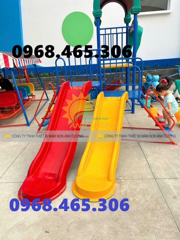 Cầu trượt trẻ em ngoài trời nhập khẩu giá rẻ