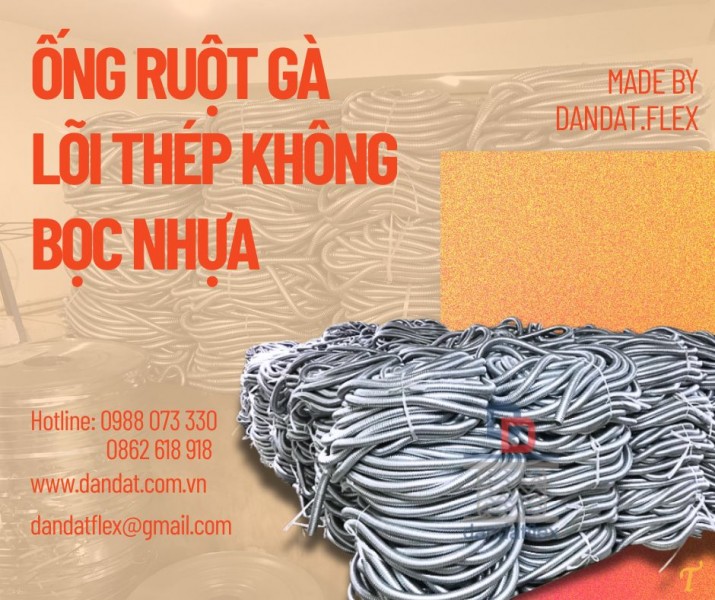 Ống ruột gà/ Ruột gà luồn dây điện/ Ống ruột gà lõi thép luồn dây điện