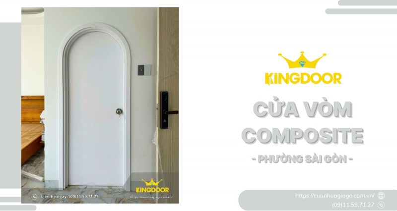 Cửa Vòm Composite Phường Sài Gòn | Đẹp Bền Theo Thời Gian