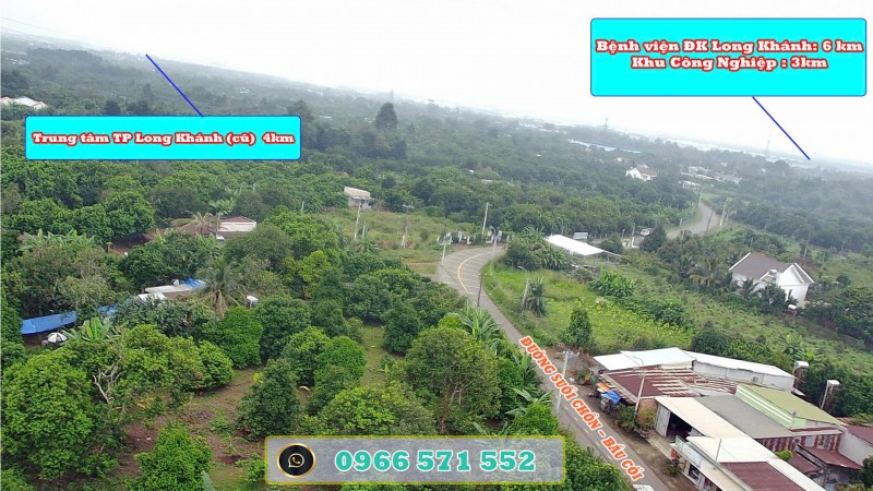 Bán Đất Thổ Cư (6,7mx35m) Mt Đường Nhựa “ Suối Chồn-Bầu Cối” Giá Chỉ 1,450 Tỷ. 