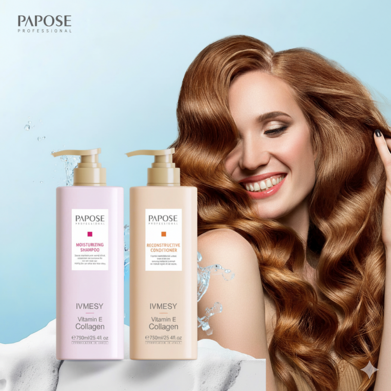 Cặp gội xả dinh dưỡng tế bào tóc Papose Dầu gội: Với các thành phần từ thiên nhiên cung cấp dưỡng ch