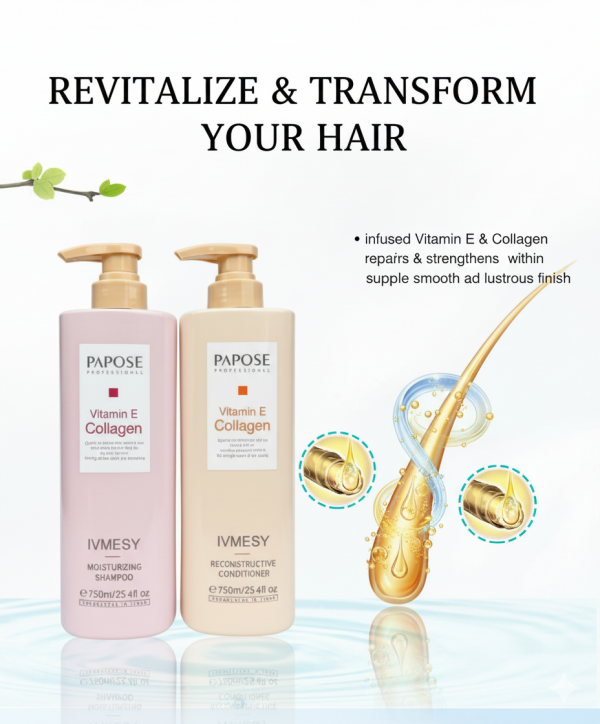 Cặp gội xả dinh dưỡng tế bào tóc Papose Dầu gội: Với các thành phần từ thiên nhiên cung cấp dưỡng ch