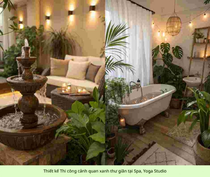 Dịch Vụ Thiết Kế & Thi Công Cảnh Quan SPA Resort Đẳng Cấp – Cam Kết Trị Liệu & Bền Vững