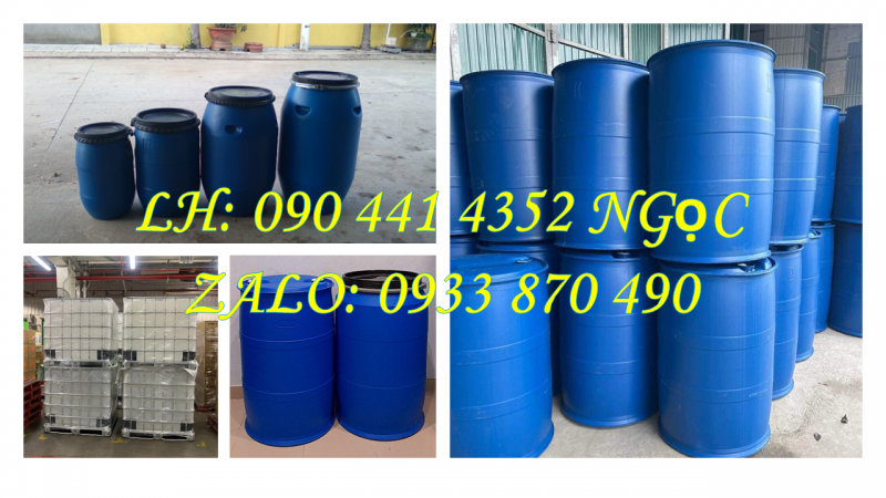 Thùng Phuy Nhựa 30 lít đựng Hóa Chất Khoáng 