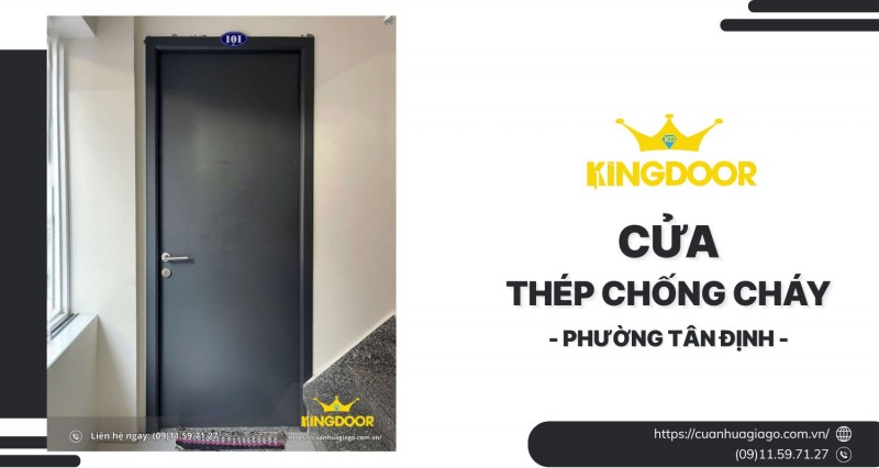 Cửa Thép Chống Cháy Tại Phường Tân Định | Nhanh & Uy Tín