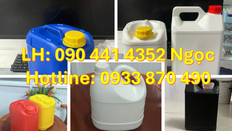 Cung cấp can 5 lít đựng dầu hỏa, bình nhựa 2 lít đựng mẫu, can 1 lít đựng thuốc tẩy