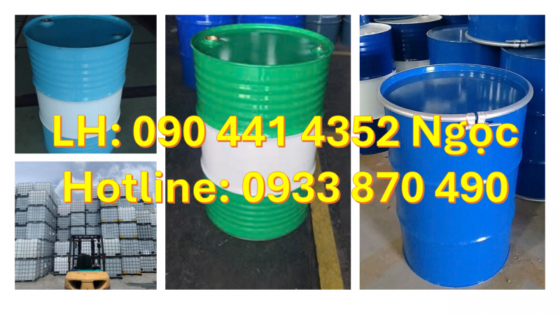 Thùng phuy sắt đựng hóa chất giá bao nhiêu? Thùng phuy sắt 220 lít 