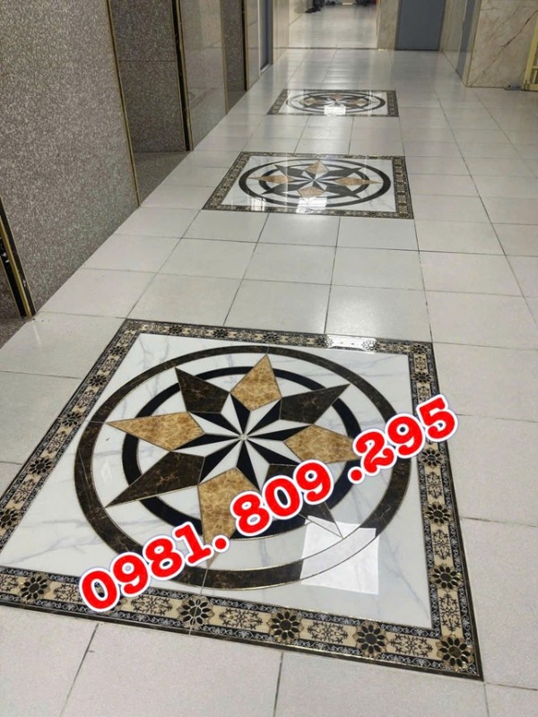 Gạch thảm lát nền trang trí hiên 