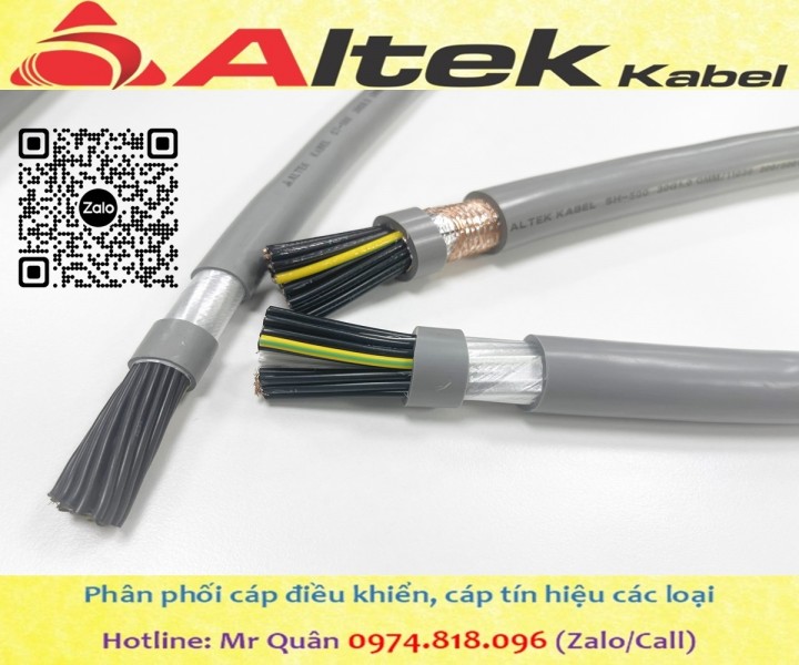 Cáp tín hiệu điều khiển 30 lõi – Altek Kabel