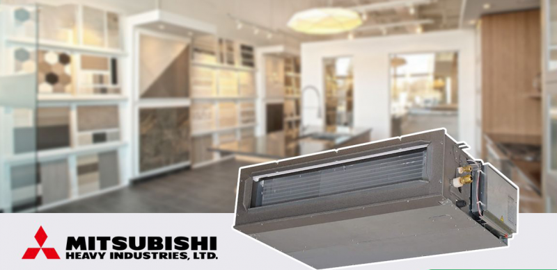 Máy lạnh nối ống gió MITSUBISHI HEAVY công nghệ Inverter/Thầu lắp đặt uy tín tại quận 8