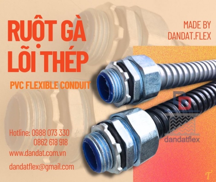 Ống ruột gà/ Ống ruột gà bọc inox/ Ống thép luồn dây điện/ Ống ruột gà boc lưới