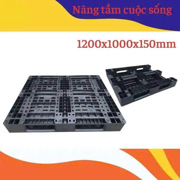 PALLET NHỰA ĐEN, TẢI NHẸ. MUA HÀNG LH: 0964018718