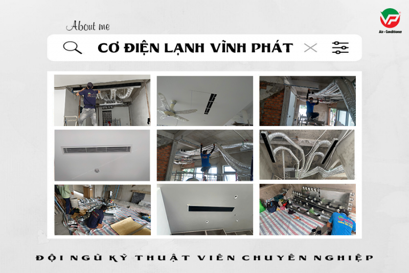 Thầu lắp đặt uy tín tại quận 8 Máy lạnh giấu trần nối gió DAIKIN Inverter giảm chi phí điện năng