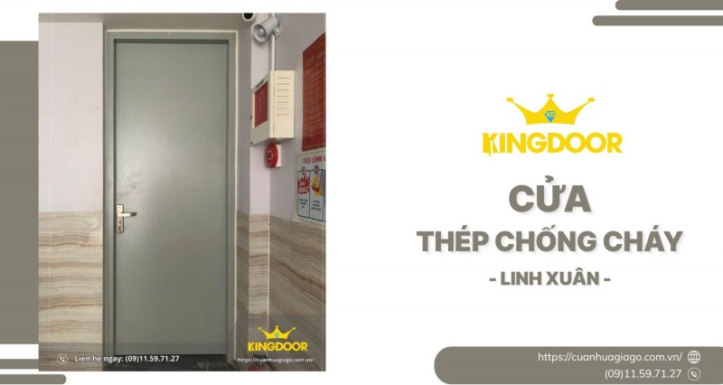 Cửa Thép Chống Cháy tại Linh Xuân | An Toàn & Báo Giá Nhanh