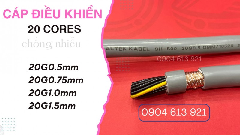 Cáp điều khiển SH - 500 20G1.0QMM Altek Kabel