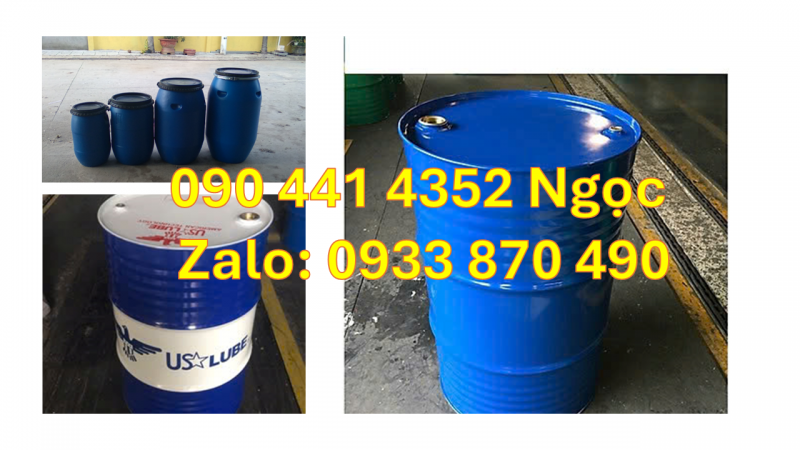 Thùng phuy sắt 220 lít đựng hóa chất, vỏ thùng phuy sắt 220 lít nắp hở 