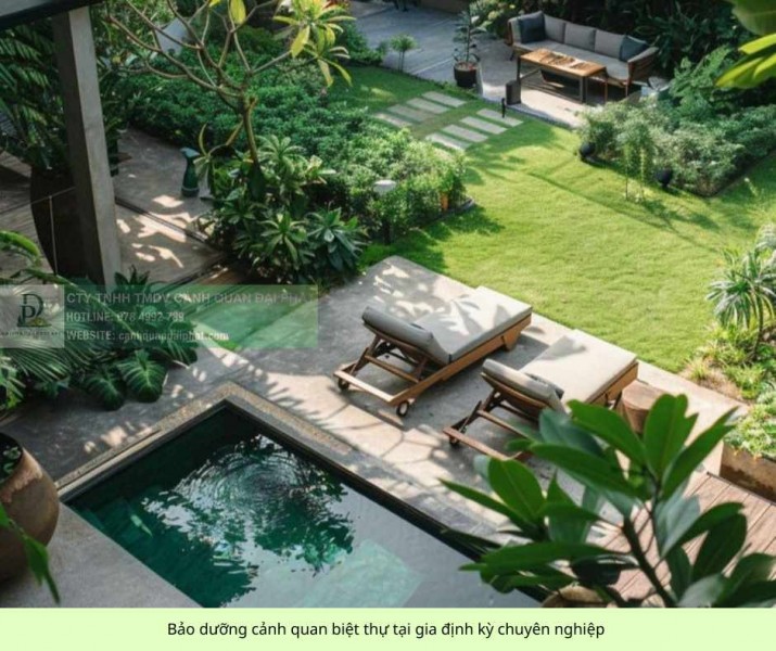 Bảo dưỡng cảnh quan nhà hàng khách sạn biệt thự thủ đức,tphcm