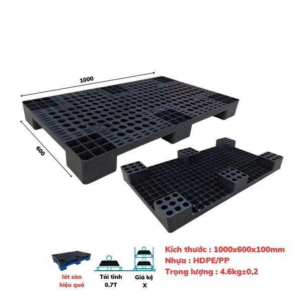PALLET NHỰA LÓT SÀN MÀU ĐEN. MUA HÀNG LH: 0964018718