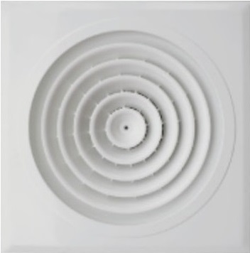 Miệng gió vuông tròn xoay 104B