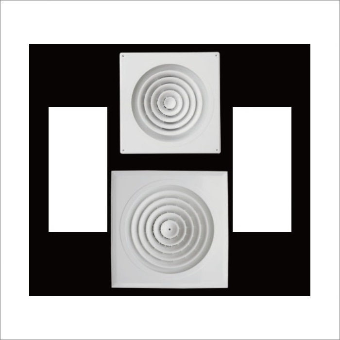 Miệng gió vuông tròn xoay 104B