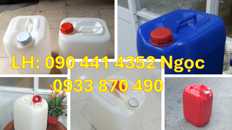 Can Nhựa 20 Lít Đựng Glycol,chất chống đông ,dưỡng ẩm