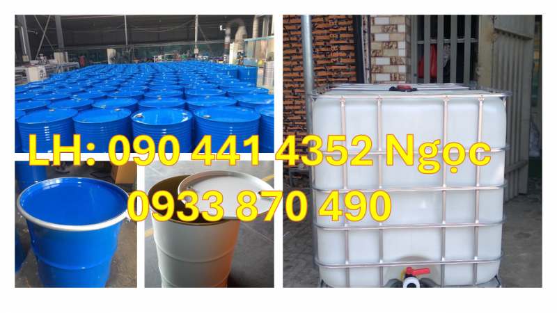 Thùng Phuy Sắt 200 Lít vận chuyển xăng an toàn, chống rò rỉ.