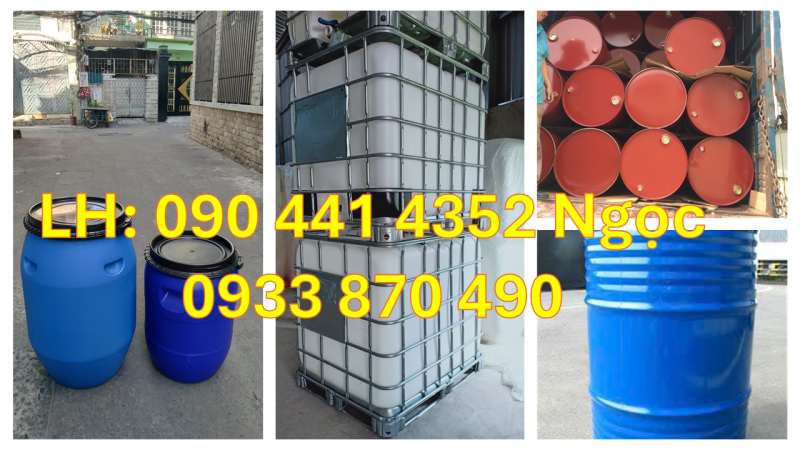 Thùng Phuy Sắt 200 Lít vận chuyển xăng an toàn, chống rò rỉ.