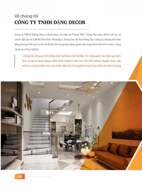 Giới Thiệu Công Ty Thiết Kế Xây Dựng Nhà Vũng Tàu Bà Rịa - Đặng Decor
