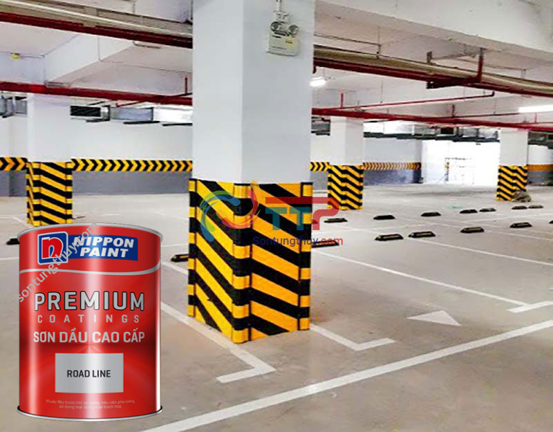 Nơi bán sơn phản quang Nippon kẻ vạch bãi đậu xe chính hãng giá rẻ chiết khấu cao tại TPHCM
