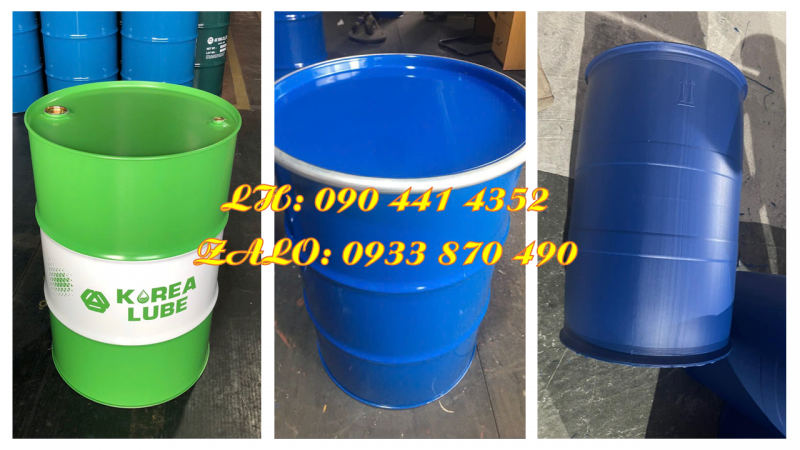 Thùng phuy sắt đựng chất hóa học, thùng phi sắt 220 lít đựng hóa chất