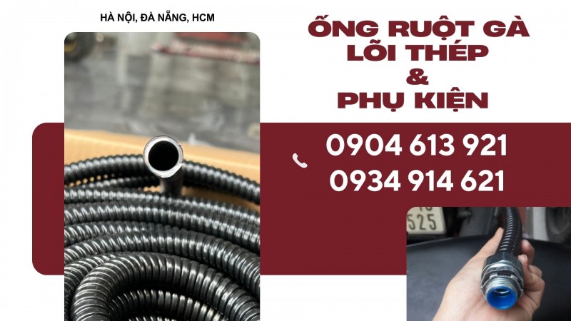 Kho phân phối ống ruột gà lõi thép bọc nhựa tại Đà Nẵng, Hà Nội, HCM