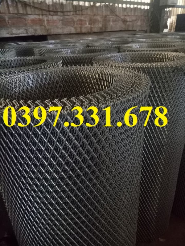 Lưới dập giãn ô 15x30mm dày 1.5mm hàng sẵn kho