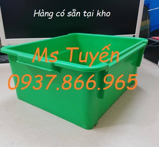 Thùng nhựa đặc, thùng cơ khí, khay nhựa đựng buloong, bán thùng nhựa