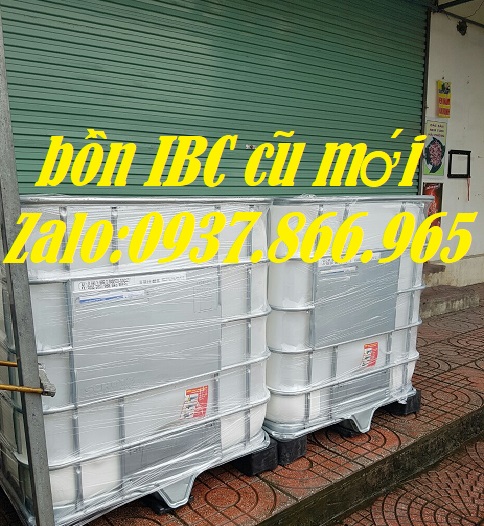 Bồn cũ sử dụng 1 lần độ mới  90%, tank 1000l mới, bồn 1000l đựng chất lỏng