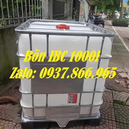 Bồn cũ sử dụng 1 lần độ mới  90%, tank 1000l mới, bồn 1000l đựng chất lỏng
