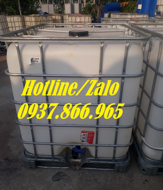 Bồn cũ sử dụng 1 lần độ mới  90%, tank 1000l mới, bồn 1000l đựng chất lỏng
