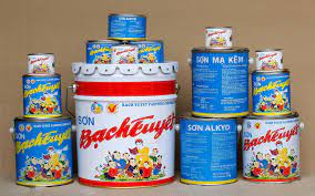 Tổng đại lý bán sơn dầu Bạch Tuyết màu đỏ phòng cháy chữa cháy cho sắt thép chính hãng giá rẻ 