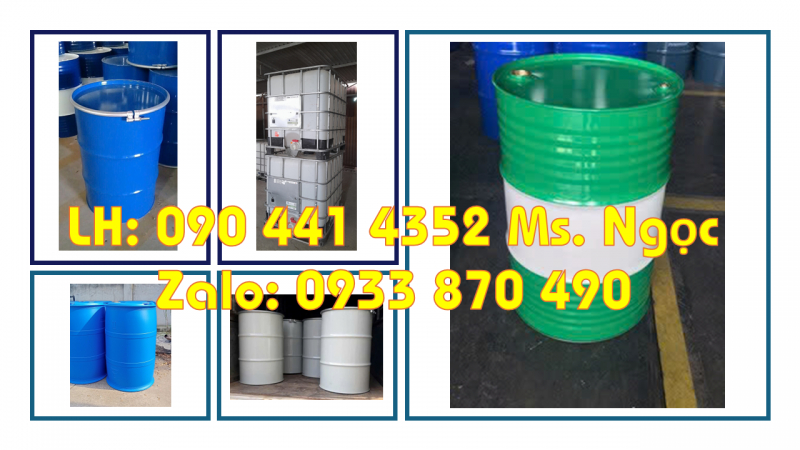 Bán thùng phi sắt đựng hóa chất xuất khẩu , nắp kín tuyệt đối 
