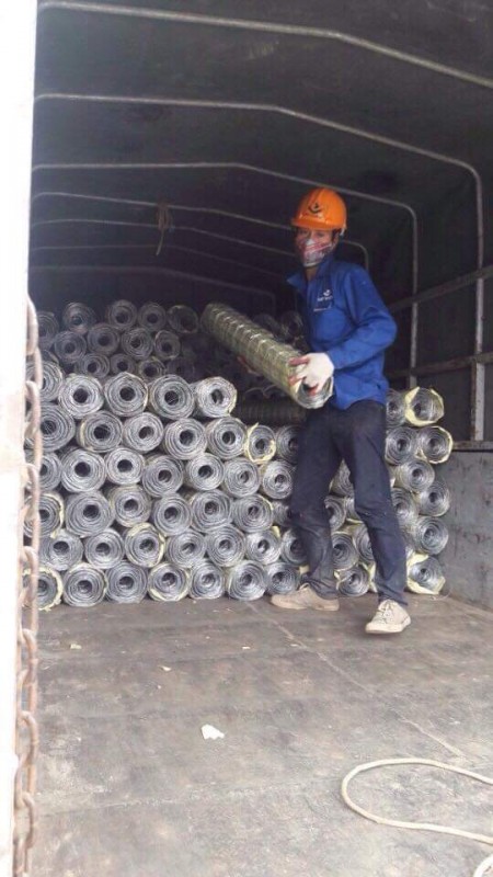 Lưới đỡ bông thủy tinh, Lưới thép hàn mạ kẽm