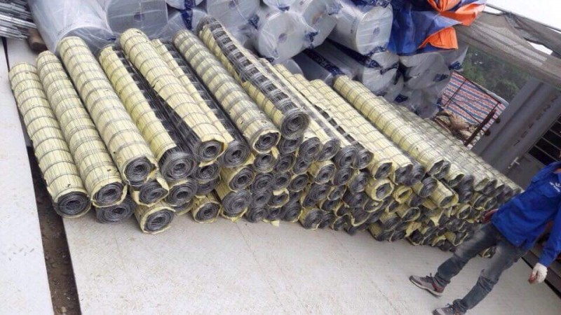 Lưới đỡ bông thủy tinh, Lưới thép hàn mạ kẽm