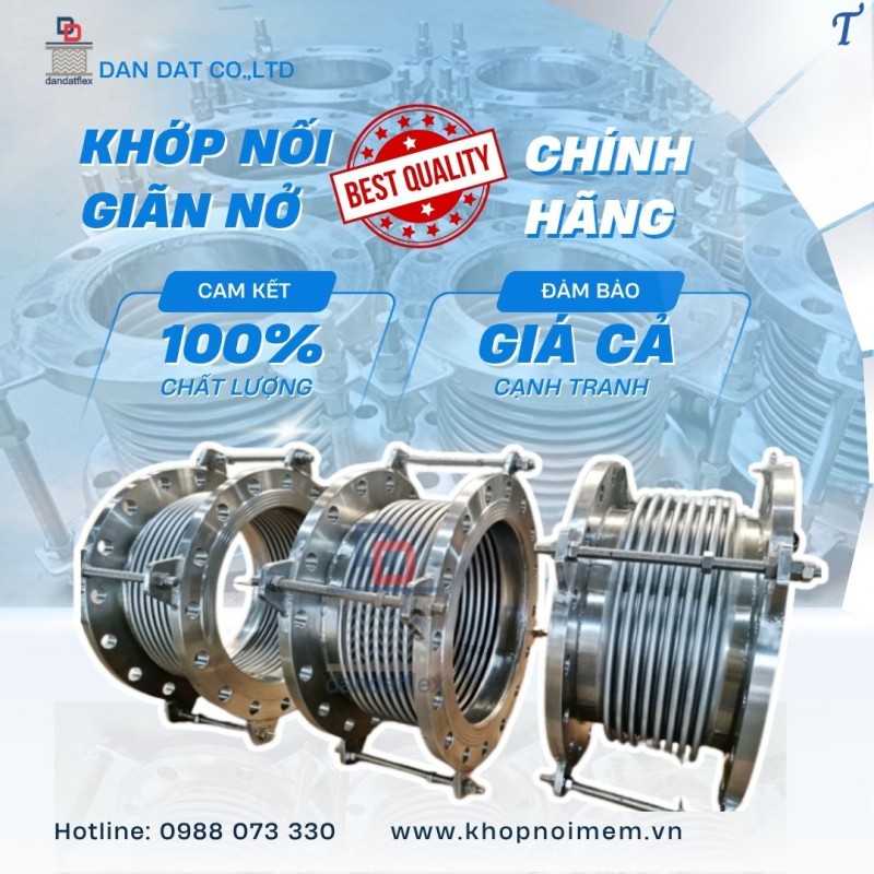 Khớp giãn nở inox/ Ống bù trừ giãn nở nhiệt/ Khớp nối giãn nở inox pasty