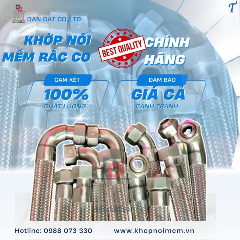 Khớp nối mềm inox/ Khớp nối mềm inox chịu nhiệt/ Khớp nối mềm kết nối mặt bích