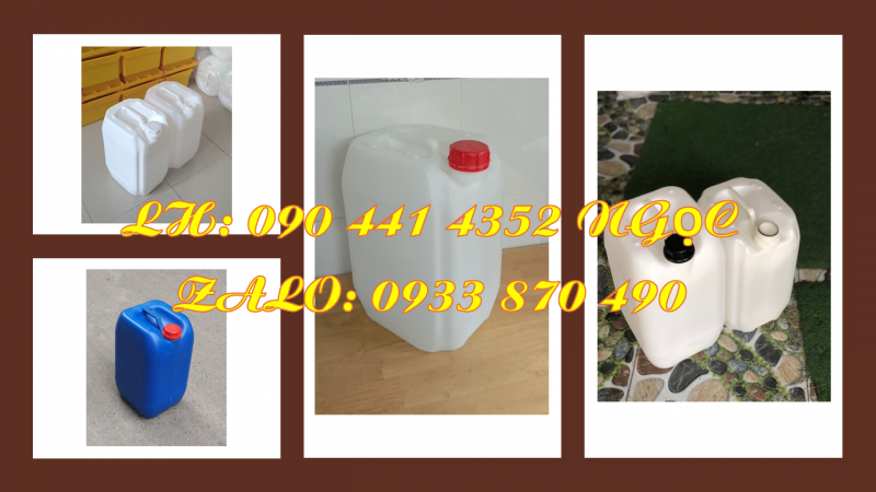 SX can nhựa 20 lít đựng dầu mỡ, can 25 lít đựng nhớt, thùng nhựa 30 lít đựng cồn 