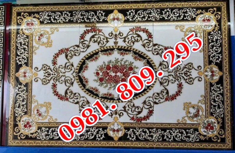 Gạch thảm granite phòng khách trang trí 