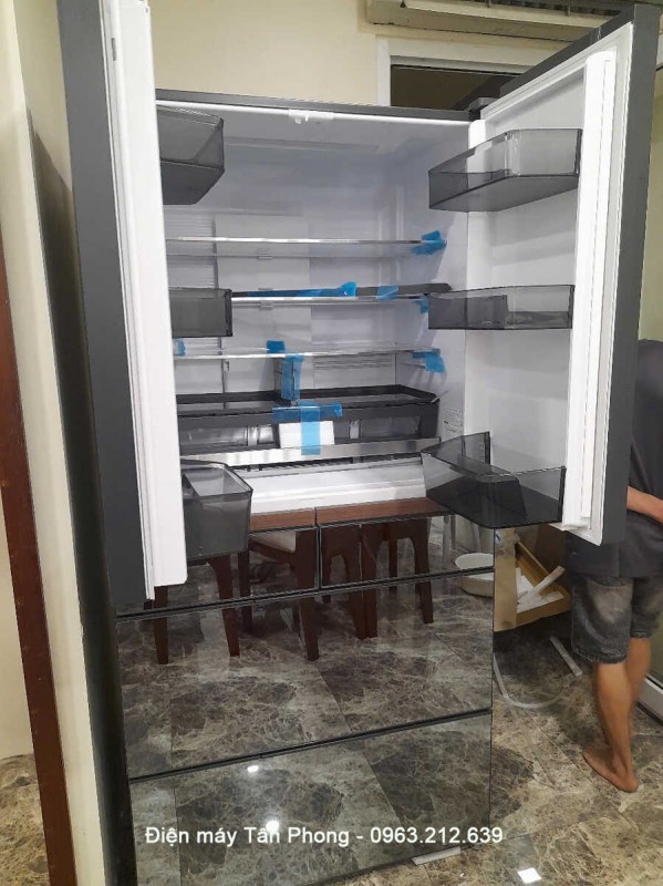 Tủ lạnh Hitachi 6 cánh Inverter 670 lít R-GW670TV(XM)