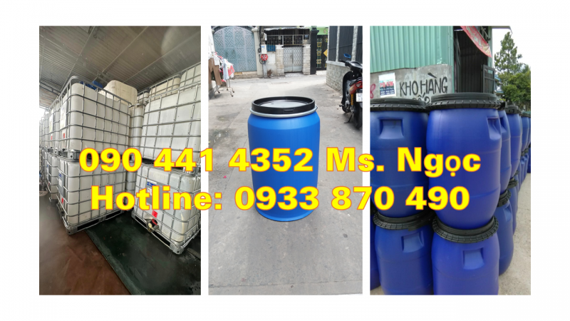 Thùng phuy nhựa nắp hở có công dụng gì? Thùng phi nhựa đựng hóa chất giá rẻ 